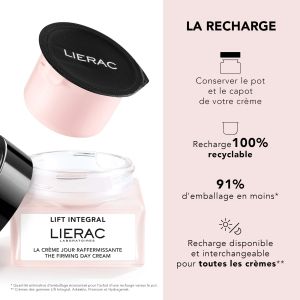 Пълнител за стягащ дневен гел-крем с хиалуронова киселина Lierac Lift Integral Firming Day Gel-Cream Refill 50ml