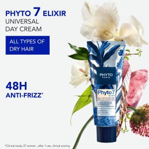 Подхранващ крем за много суха коса с 48ч анти-фриз ефект Phyto 7 NOURISHMENT Elixir Universal Day Cream 50ml