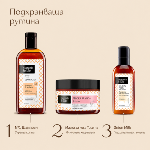 Подхранващо мляко за коса за мекота и конттрол на фриза NuggelaSule Onion Hair Milk 100ml