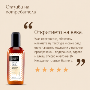 Подхранващо мляко за коса за мекота и конттрол на фриза NuggelaSule Onion Hair Milk 100ml