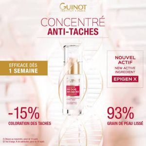 Интензивен анти-ейдж серум срещу пигментни петна за сияен тен Guinot Institut Paris Anti-Dark Spot Concentrate 30ml