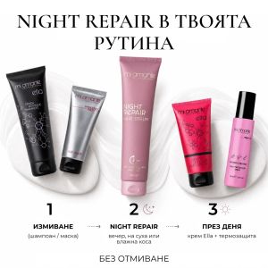 Нощен пептиден серум за възстановяване на косата Mi Amante Night Repair Hair Serum 150ml 