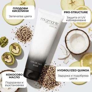 Маска за запазване на цвета на боядисана коса Mi Amante colori Color Save Hair Mask 250ml