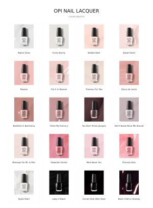 Класически лак за нокти OPI Nail Lacquer 15 ml