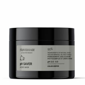 Киселинна маска за pH баланс, запазване на цвета и огледален блясък ROVERHAIR pH Saver Acidic Mask 250ml