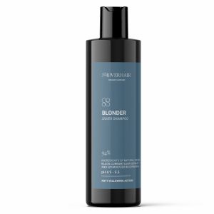 Неутрализиращ шампоан против жълти оттенъци за руса и сива коса ROVERHAIR Blonder Silver Shampoo 250ml