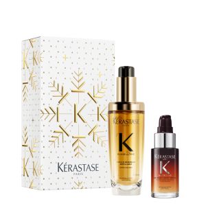 Kérastase Duo Holiday Set Лимитирана подаръчна кутия със звездни продукти за блясък и подхранване на всеки тип коса