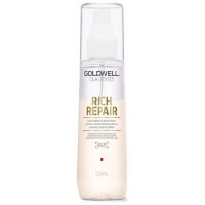 Промо -  Серум-спрей без изплакване за суха и изтощена коса Goldwell Dualsenses Rich Repair Restoring Serum Spray 150ml
