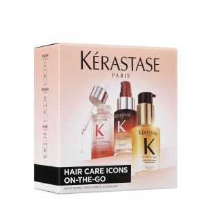 Лимитирана кутия със звездни продукти в размер за пътуване Kérastase Mini Hero Trio Discovery Set