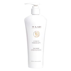 Интензивно възстановяваща маска за суха и увредена коса T-LAB Professional Coco Therapy Coco Therapy Duo Mask 300ml