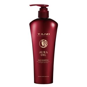 Шампоан за интензивно подхранване, копринена мекота и блясък T-LAB Professional Aura Oil Duo Shampoo 300ml