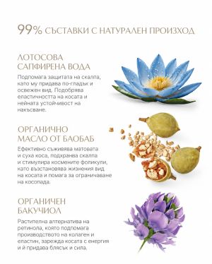 Укрепващ комплект против накъсване за слаба и изтощена коса T-LAB Professional Sapphire Energy Hair Duo Set 2х300ml