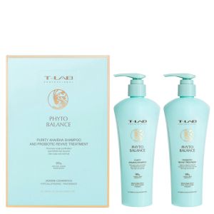 Професионален комплект за себорегулираме на мазен скалп T-LAB Professional Phyto Balance Duo Set 2х300ml