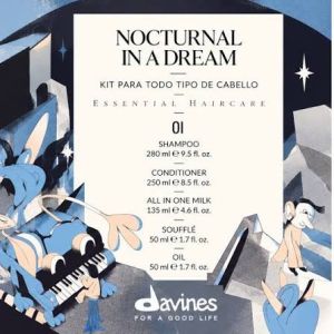 Лимитиран комплект за копринена мекота, блясък и изглаждане DAVINES OI Nocturnal In a Dream Kit 2026