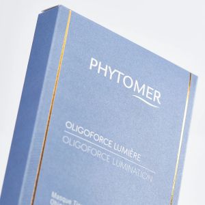 Интензивна анти-ейдж маска за лице за корекция на пигментни петна PHYTOMER OLIGOFORCE Lumination Targeted Dark Spot and Wrinkle Sheet Mask 4x23ml