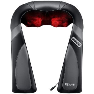 Масажор за врат и рамене черен RENPHO U Neck Go Shiatsu Neck & Shoulder Massager Black