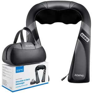 Масажор за врат и рамене черен RENPHO U Neck Go Shiatsu Neck & Shoulder Massager Black