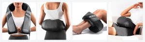 Масажор за врат и рамене черен RENPHO U Neck Go Shiatsu Neck & Shoulder Massager Black