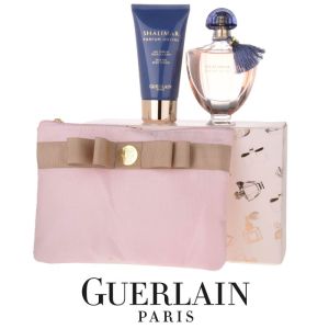 Дамски комплект Guerlain Shalimar Parfum Initial EDP 100 ml + лосион за тяло 75 ml + несесер