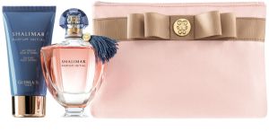 Дамски комплект Guerlain Shalimar Parfum Initial EDP 100 ml + лосион за тяло 75 ml + несесер