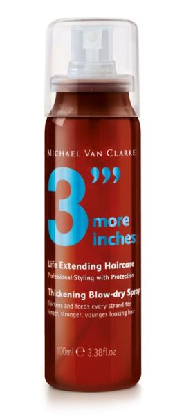 Луксозен сгъстяващ спрей за коса  с натурални кашмирени протеини  3"' More Inches Thickening Blow-dry Spray 100 ml.