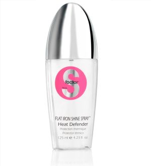 Ефективен термозащитен спрей  TIGI S-Factor Flat Iron Shine Spray 125 мл.